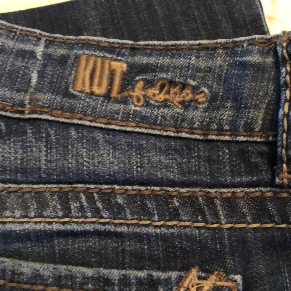 KUT So Low Size 12 Boot Cut Jeans